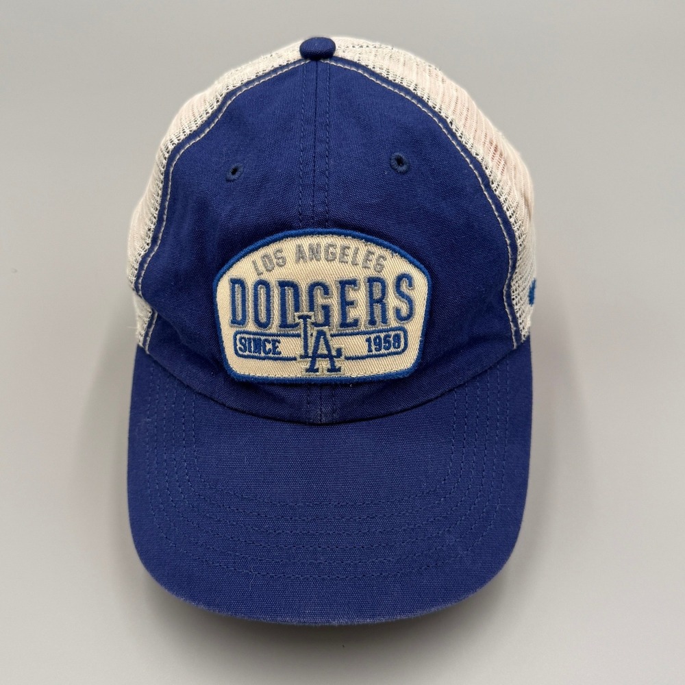 MLB Los Angeles Dodgers '47 Brand Polymesh Baseball Cap Hat Snapback Mens Size